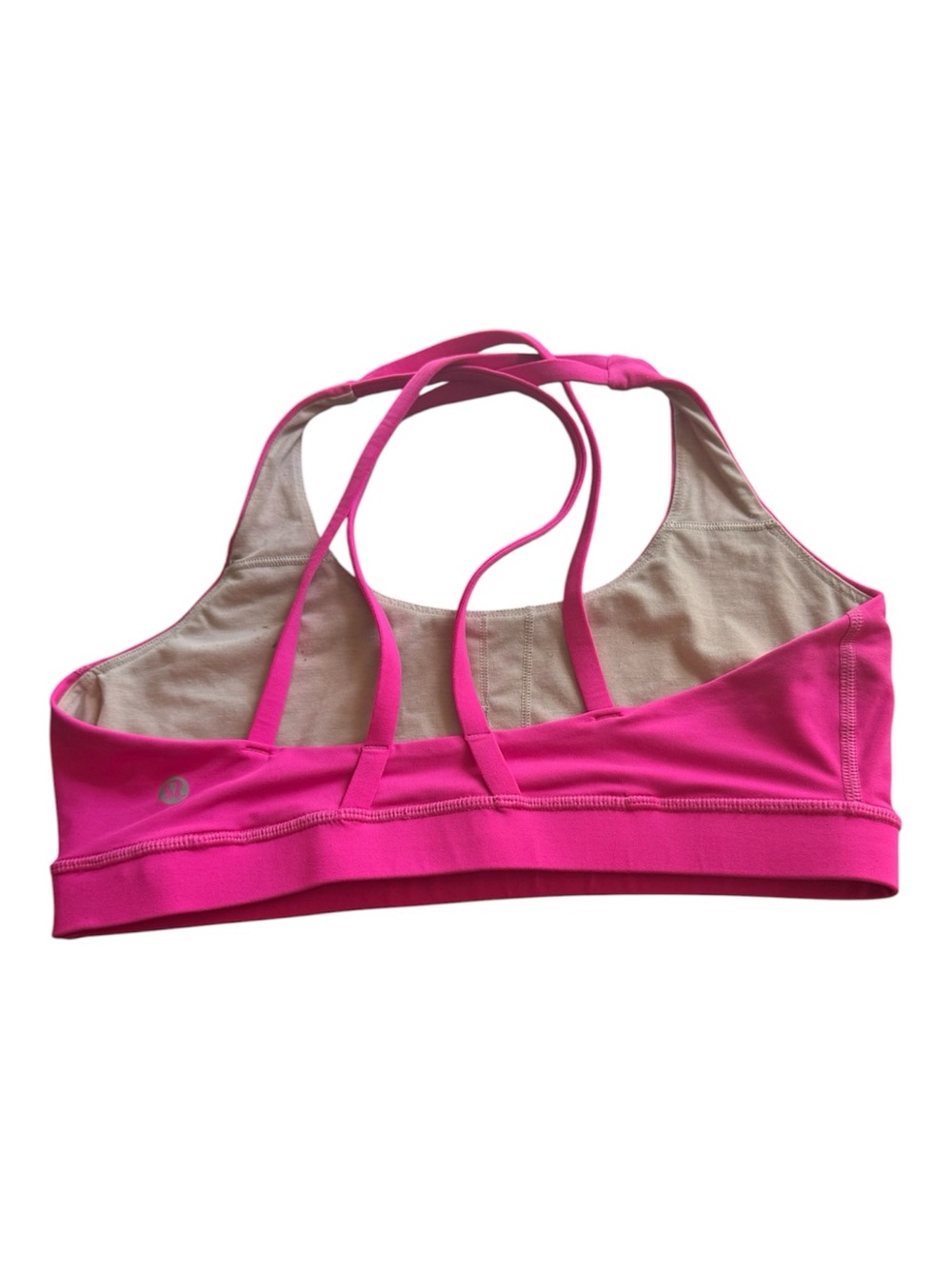 lululemon athletica Bright Pink Strappy Sports Bra
